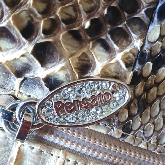 Fernando Pensato 'Python' Snakeskin Patterned Handbag - Picture 16 of 16